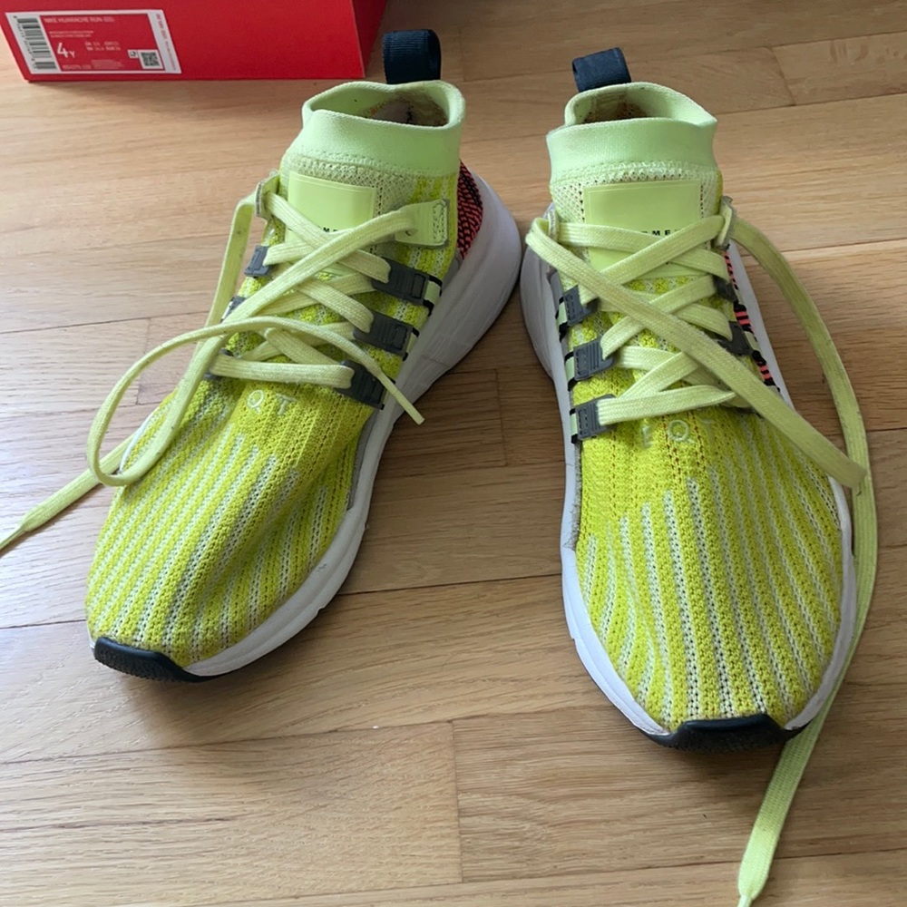 Adidas Mens EQT Support Mid ADV Running Shoes B37436 Primeknit Glow Size 9.